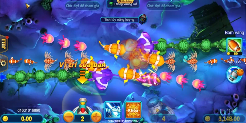 Nổ Cá Đến Rồi - Siêu Phẩm Game Đại Dương Hút Khách Tại QQ88 8 Học hỏi mẹo thu thưởng từ Bombing Fishing